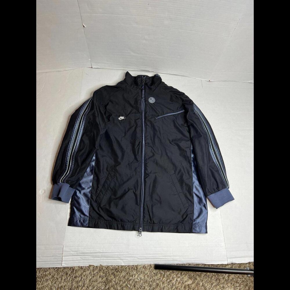 Nike Black Blue Windbreaker Jacket Sz‎ XL (18-20)